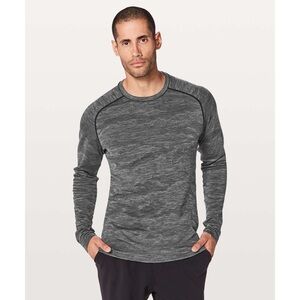 Lululemon Metal Vent Tech Long Sleeve Black / Anchor